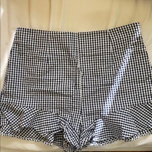 DONATION SALE: zara gingham shorts